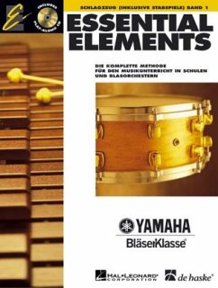 Essential Elements, für Schlagzeug (inkl. Stabspiele), m. Audio-CD von Hal Leonard