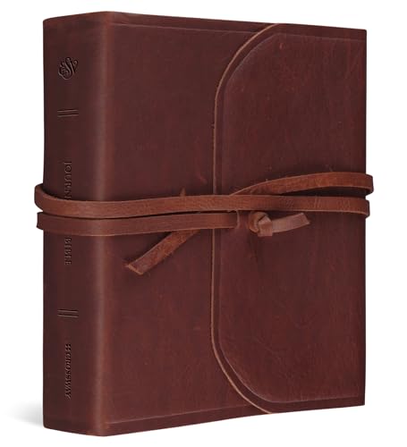 Esv Journaling Study Bible: English Standard Version, Brown, Flap With Strap von Crossway Books