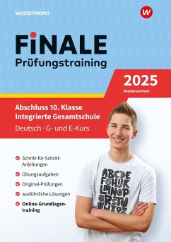 FiNALE Prüfungstraining Abschluss Integrierte Gesamtschule Niedersachsen. Deutsch 2025 von Westermann Lernwelten