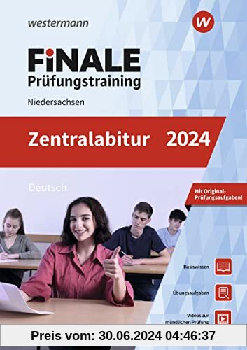 FiNALE Prüfungstraining Zentralabitur Niedersachsen: Deutsch 2024
