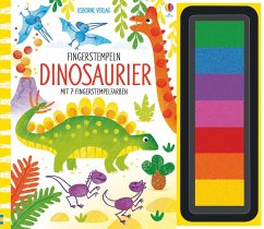 Fingerstempeln: Dinosaurier von Usborne Verlag