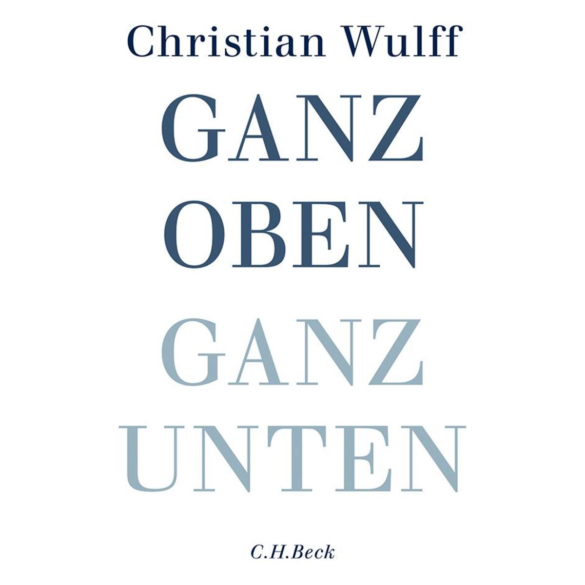 Ganz oben Ganz unten von C.H. Beck