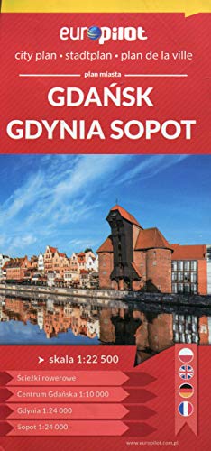 Gdansk Gdynia Sopot Plan miasta 1: 22 500 von Daunpol