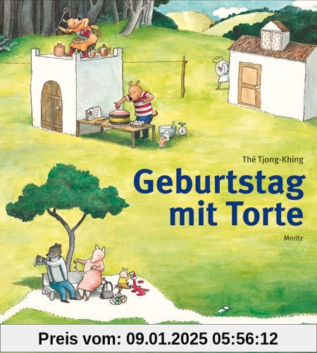 Geburtstag mit Torte: Ein Kuck- und Suchbuch