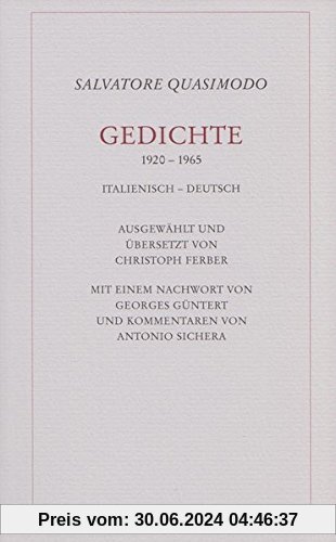Gedichte 1920-1965: Italienisch - Deutsch