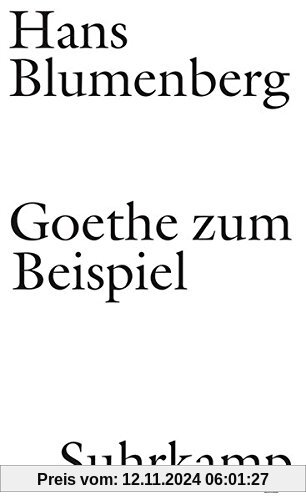 Goethe zum Beispiel