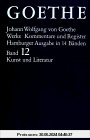 Goethe. Werke: Werke, 14 Bde. (Hamburger Ausg.), Bd.12, Schriften zur Kunst: Band 12