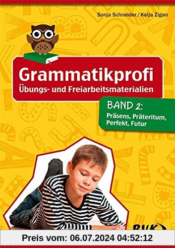 Grammatikprofi: Übungs- und Freiarbeitsmaterialien Band 2: Präsens, Präteritum, Perfekt, Futur