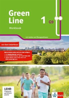 Green Line 1 G9. Workbook mit Audios und Übungssoftware Klasse 5 von Klett