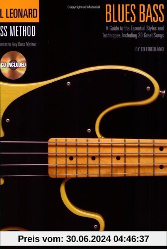 Hal Leonard Bass Method Blues Bass - A Guide To The Ess Styles Bk/Cd: A Guide to the Essential Styles and Techniques