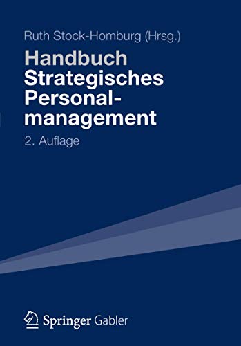 Handbuch Strategisches Personalmanagement von Springer