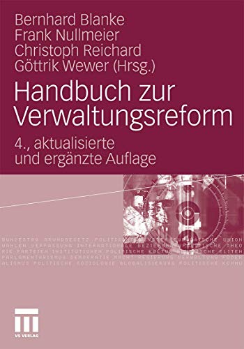 Handbuch Zur Verwaltungsreform (German Edition) von VS Verlag für Sozialwissenschaften