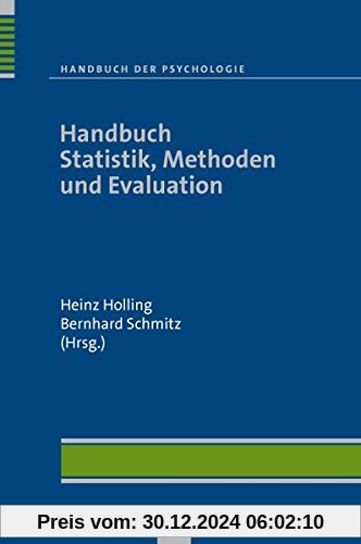 Handbuch der Psychologie, Band 13: Handbuch Statistik, Methoden und Evaluation