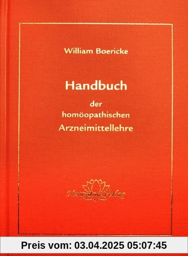 Handbuch der homöopathischen Arzneimittellehre