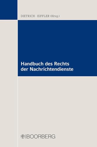 Handbuch des Rechts der Nachrichtendienste von Boorberg, R. Verlag