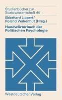 Handwörterbuch der Politischen Psychologie