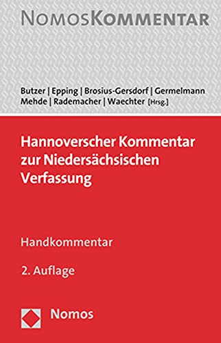 Hannoverscher Kommentar zur Niedersächsischen Verfassung: Handkommentar