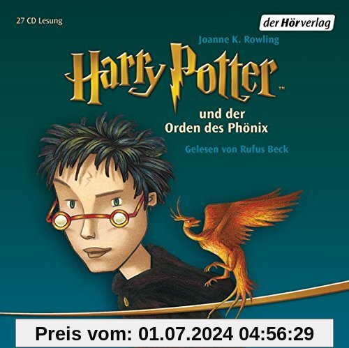 Harry Potter und der Orden des Phönix (Harry Potter, gelesen von Rufus Beck, Band 5)