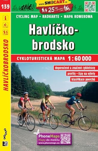 Havlíčkobrodsko / Deutsch Brod (Radkarte 1:60.000) (SHOCart Radkarte 1:60.000 Tschechien, Band 139) von SHOCart