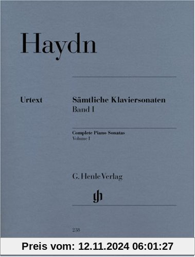 Haydn Sämtliche Klaviersonaten, Band 1