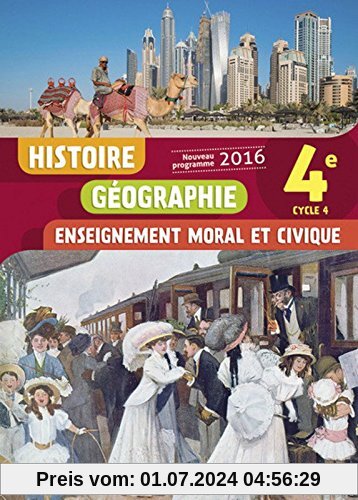 Histoire Géographie Enseignement moral et civique 4e Cycle 4