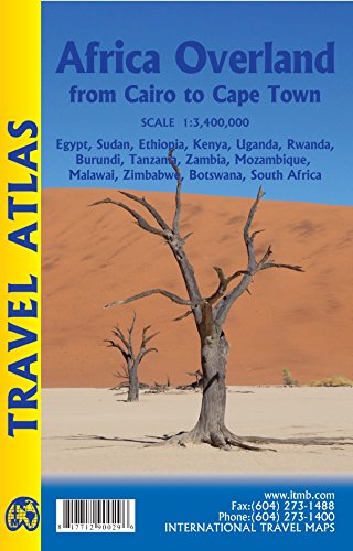 ITM Travel Atlas Africa Overland: Cairo to Cape Town Travel Atlas