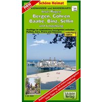 Insel Rügen: Bergen, Göhren, Baabe, Binz, Sellin und Umgebung Radwander- und Wanderkarte 1 : 35 000