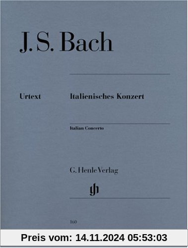 Italienisches Konzert F-Dur Bwv 971. Klavier