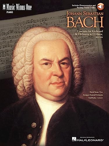 J.S. Bach - Concerto in D Minor, Bmv1052: Piano Book/2-CD Pack (Music Minus One (Numbered))
