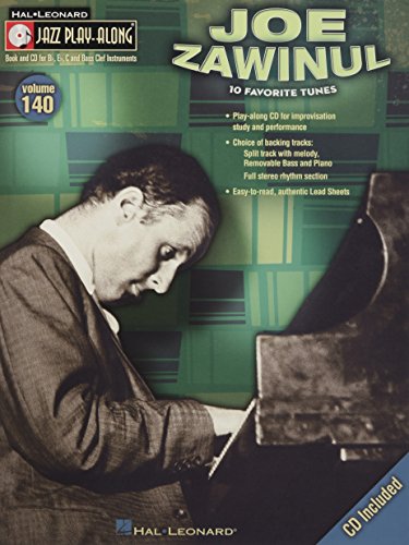 Jazz Play-Along Volume 140: Joe Zawinul: Play-Along, CD für Instrument(e) in b (Hal Leonard Jazz Play-Along, Band 140) (Hal Leonard Jazz Play-Along, 140, Band 140)