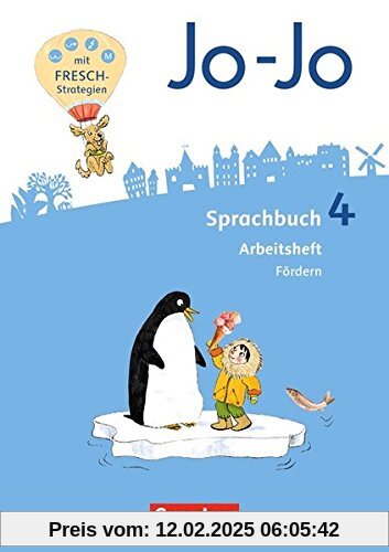 Jo-Jo Sprachbuch - Allgemeine Ausgabe - Neubearbeitung 2016: 4. Schuljahr - Arbeitsheft Fördern