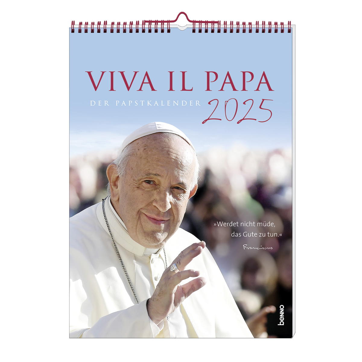 Kalender »Viva il Papa 2025« von St. Benno Verlag