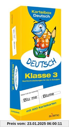 Karteibox Deutsch Klasse 3