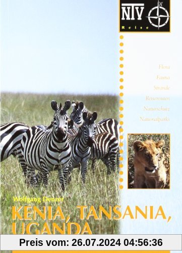 Kenia, Tansania, Uganda: Flora, Fauna, Strände, Reiserouten, Naturschutz, Nationalparks