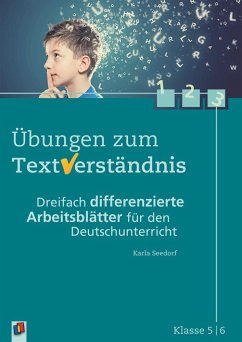 Klasse 5/6 - Dreifach differenzierte Arbeitsblätter für den Deutschunterricht von Verlag an der Ruhr