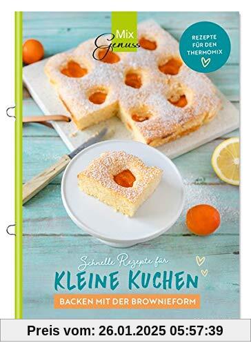 Kleine Kuchen: Backen mit dem Thermomix und der Brownieform