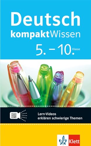 Klett kompaktWissen Deutsch 5.-10. Klasse: Lern-Videos erklären schwierige Themen: mit Lern-Videos online von Klett Lerntraining