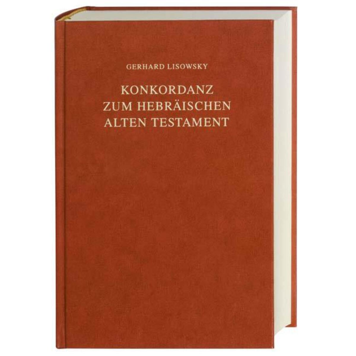 Konkordanz zum Hebräischen Alten Testament von Deutsche Bibelges.