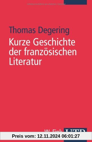 Kurze Geschichte der französischen Literatur