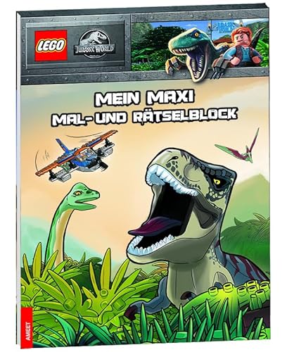 LEGO® Jurassic World™ – Mein Maxi Mal- und Rätselblock von AMEET Verlag