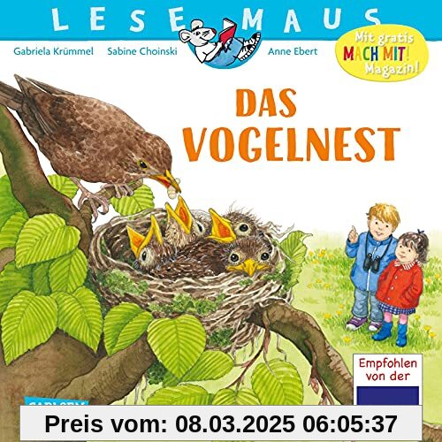 LESEMAUS 108: Das Vogelnest: Wie Vogelküken zur Welt kommen und groß werden | Alles Wissenswerte über die Amsel (108)