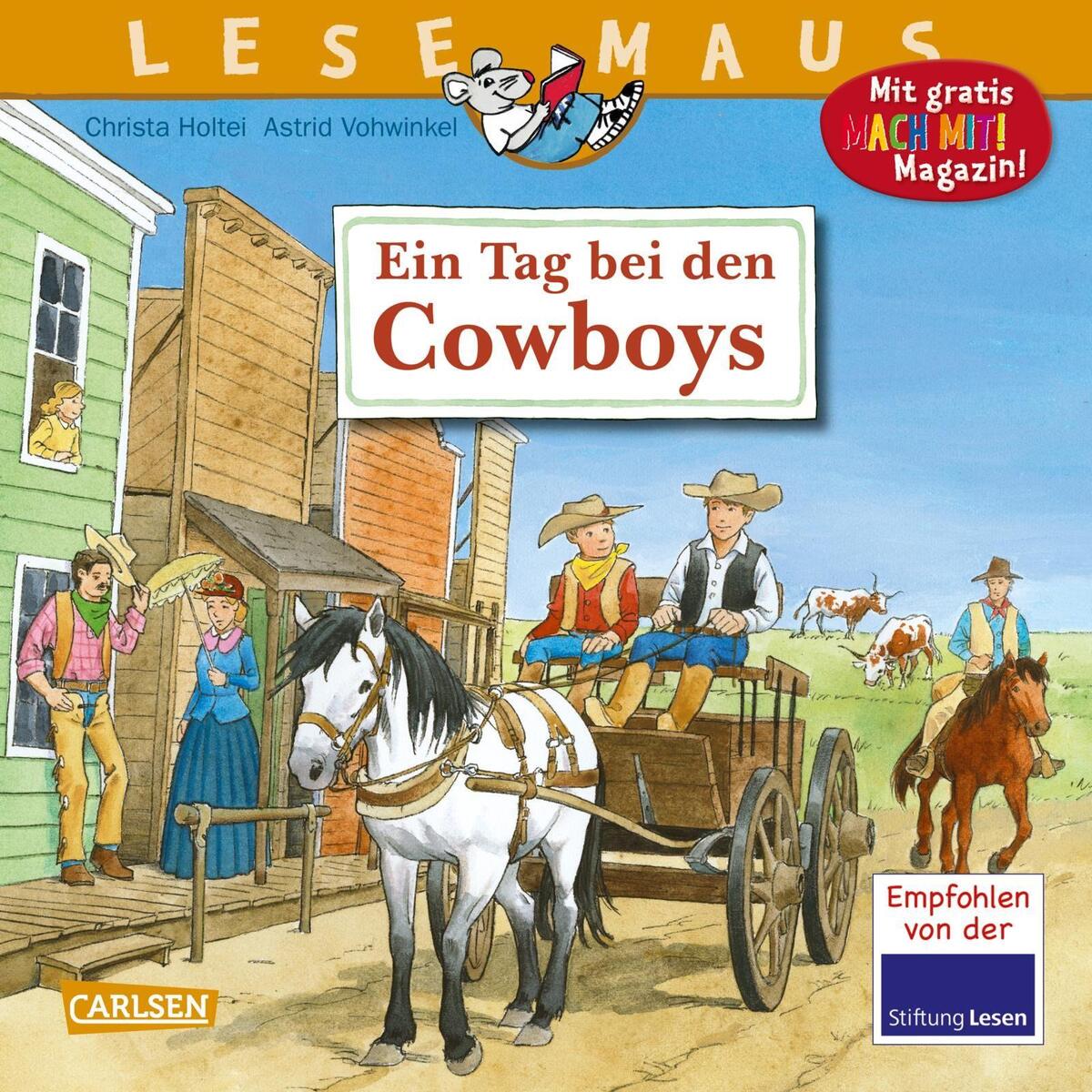 LESEMAUS 91: Ein Tag bei den Cowboys von Carlsen Verlag GmbH