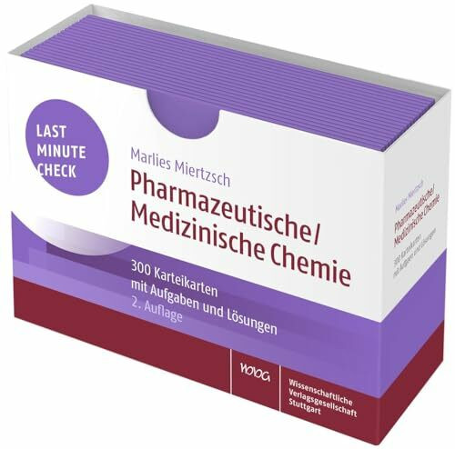 Last Minute Check - Pharmazeutische/Medizinische Chemie: 300 Karteikarten mit Aufgaben und L�s...