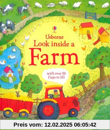 Look Inside a Farm (Usborne Look Inside)