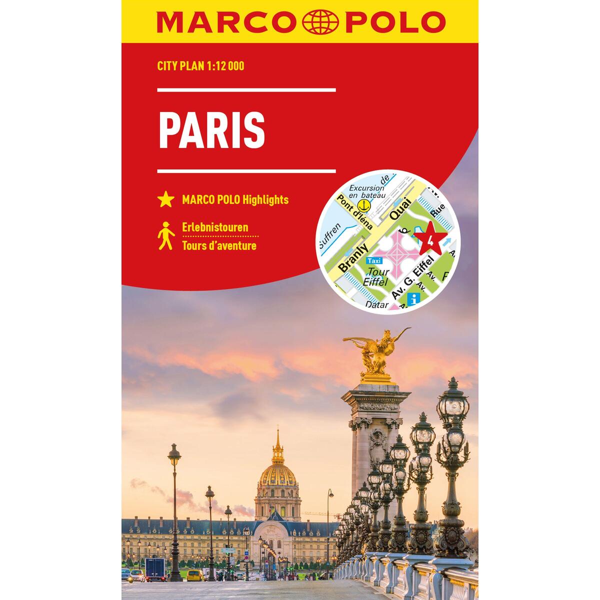 MARCO POLO Cityplan Paris 1:12.000 von Mairdumont