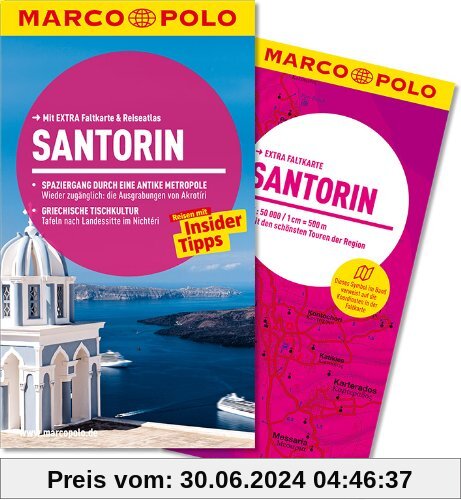 MARCO POLO Reiseführer Santorin: Reisen mit Insider-Tipps. Mit EXTRA Faltkarte & Reiseatlas