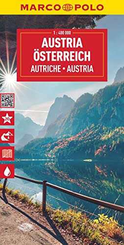 MARCO POLO Reisekarte Österreich 1:400.000 von MAIRDUMONT