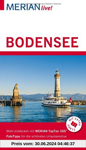 MERIAN live! Reiseführer Bodensee: Mit Extra-Karte zum Herausnehmen