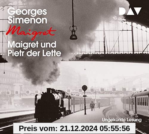 Maigret und Pietr der Lette: Ungekürzte Lesung mit Walter Kreye (4 CDs)