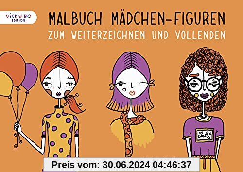 Malbuch Mädchen-Figuren: Zum Weiterzeichnen und Vollenden. 10-16 Jahre